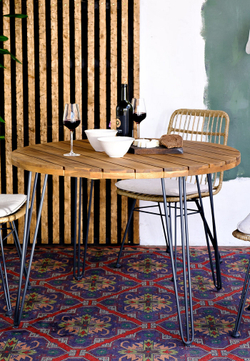 Обеденная группа из акации CHARLOTTE S