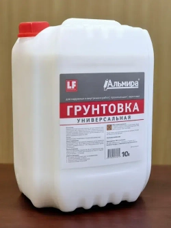 Альмира Грунтовка Универсальная, Укрепляющая 10 л 10 кг