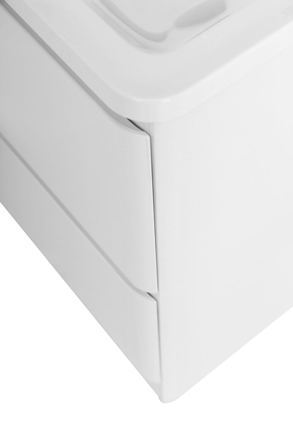 Тумба напольная с раковиной BelBagno ALBANO-600-2C-PIA-BL Bianco Lucido, раковина BB600/455-LV-MR-ALR