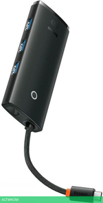 USB-хаб Baseus Lite Series Black (WKQX030301)