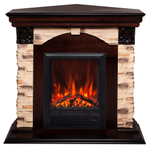 Каминокомплект Real Flame Dublin Corner Rock AO с очагом Eugene (угловой)