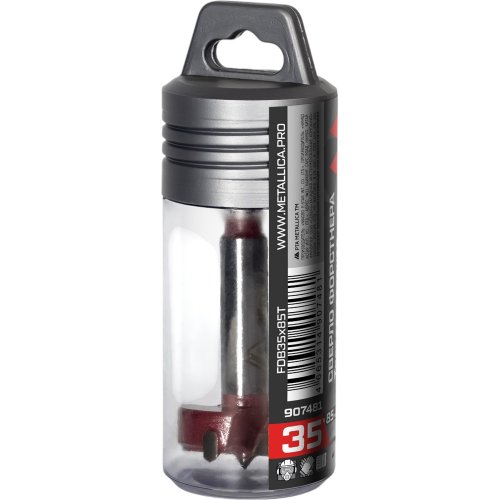 Сверло Форстнера твердосплавное METALLICA Ultra 35x85/55 мм, по дереву   907481