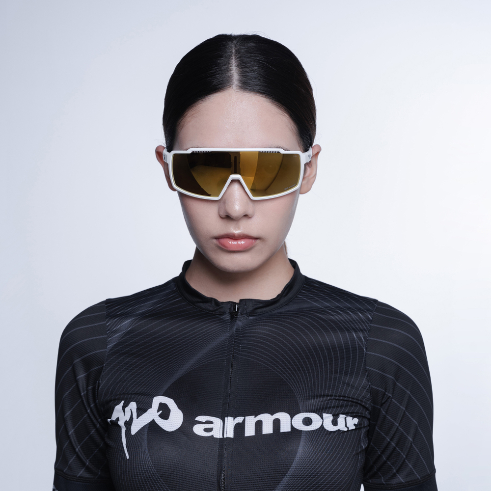 Спортивные очки 720armour A-Fei / Matte White / Gold Lens