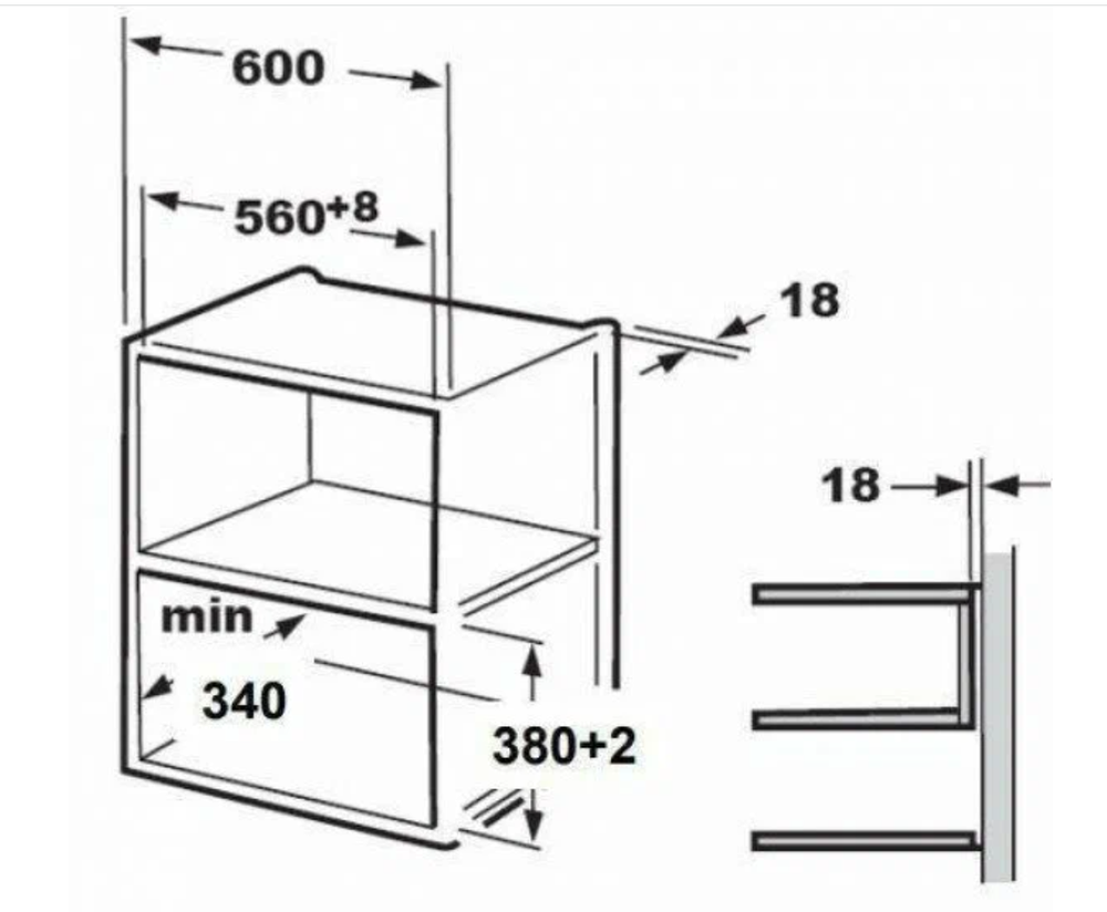 Микроволновая печь встр. MIDEA AG820BJU WH
