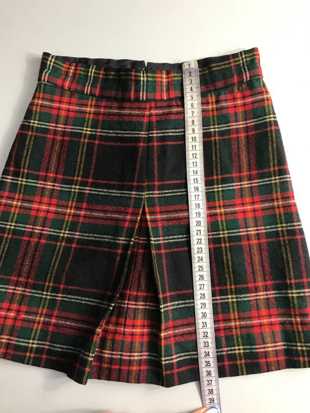 Юбка в классическую клетку, на 6/7 лет