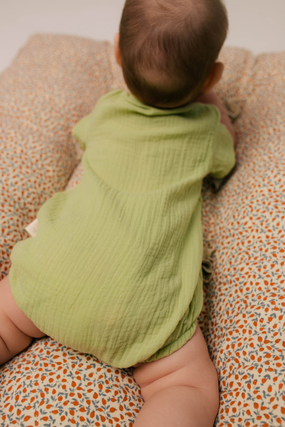 Боди из муслина, Оливка