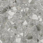 Керамогранит Alma Ceramica GFU04STE70R Steel rock 60x60 серый сахарный под терраццо