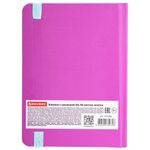 Блокнот с резинкой в клетку 96 л., МАЛЫЙ ФОРМАТ А6 (102х148 мм), твердая обложка, BRAUBERG, "Neon", 113740