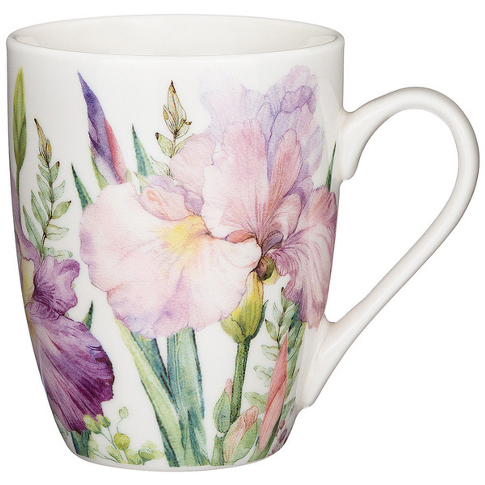 Кружка фарфоровая 350мл «IRISES»
