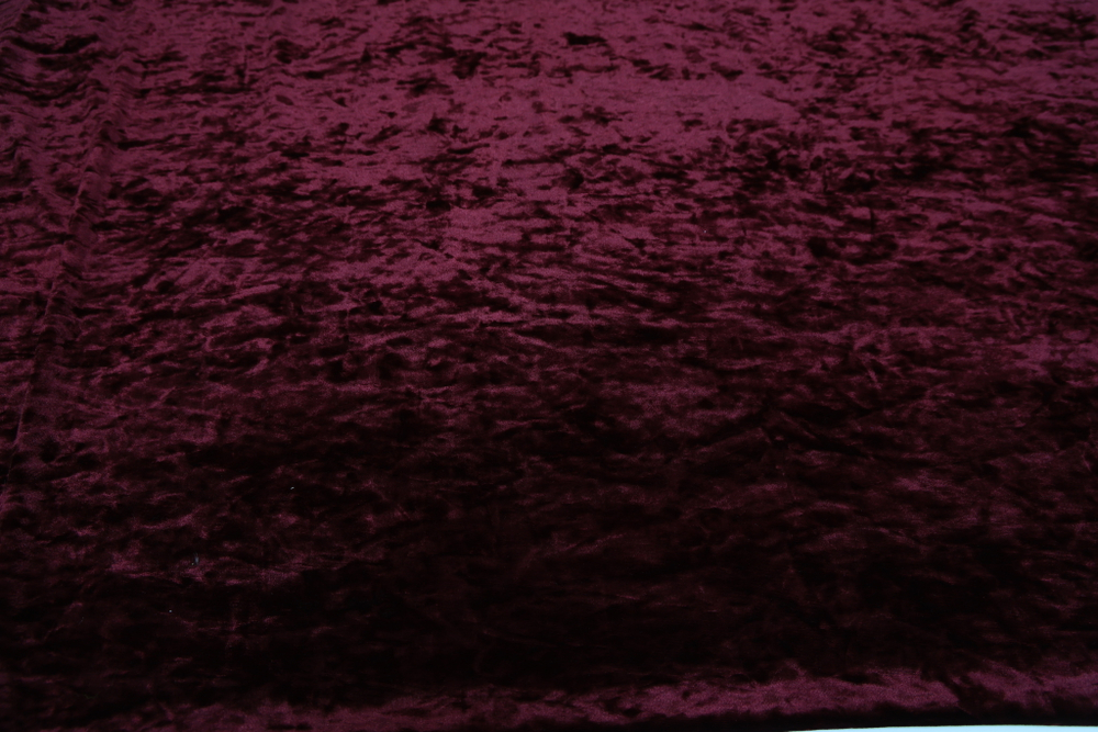 Бархат стрейч мрамор красный