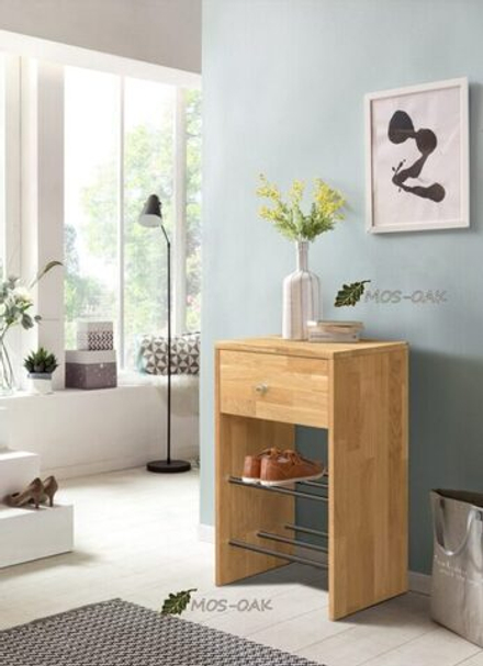 Тумба для обуви Дакота из массива дуба