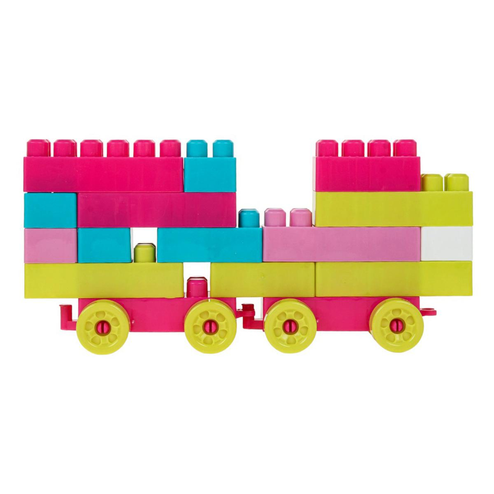 Конструктор блочный 100 элементов, сумка 5549