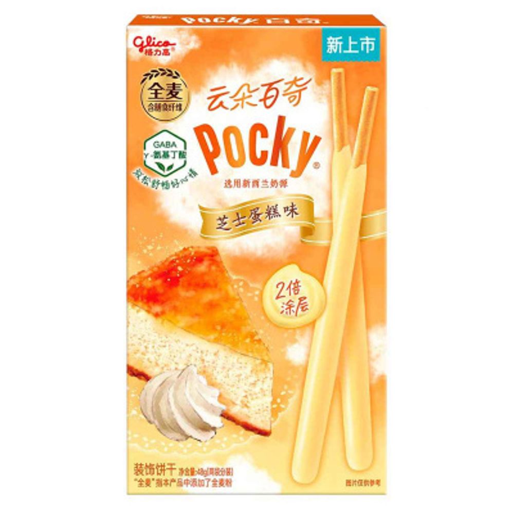 Бисквитные палочки Glico Pocky Cheese Cake со вкусом чизкейка, 48 г