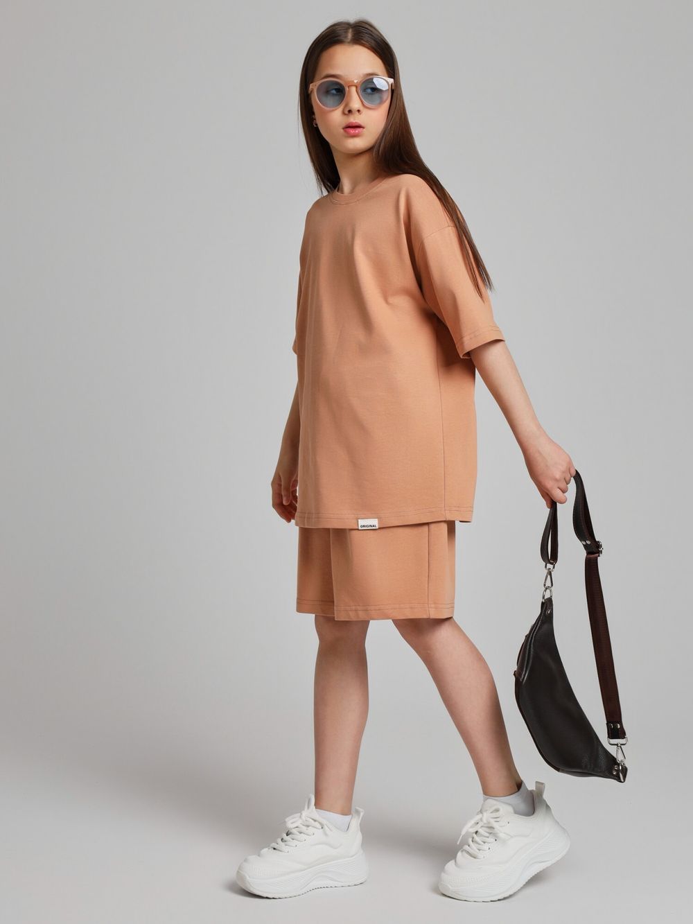 Костюм для девочки Азарт-1 Виотекс КОРИЧНЕВЫЙ