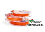 Шнур FIRST BRAID X4 INTECH 100-150м, 0.128мм, оранжевый