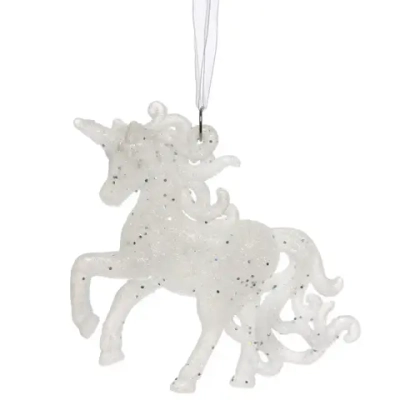 Подвеска «Чудесный единорог» 12*10 см, Белый