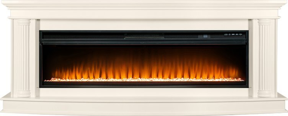 Каминокомплект Rome 60 - Слоновая кость с очагом Vision 60 LED