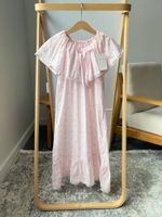 Новая хлопковая ночная рубашка розовая Amiki, 128-140