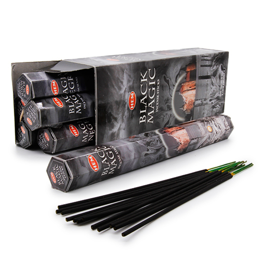 HEM Black Magic шестигранник Благовоние Черная магия (лепестки красной розы, афродезия)