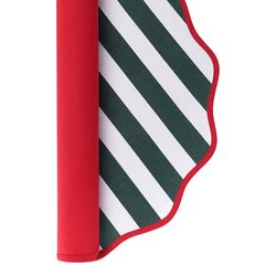 Салфетка под приборы Trendy Christmas зеленого цвета из коллекции New Year Essential, Ø40 см