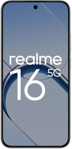 6.57" Смартфон REALME 16 5G 8/256Gb,  RMX5171,  NFC,  AMOLED,  120Гц,  7000мAч,  белый