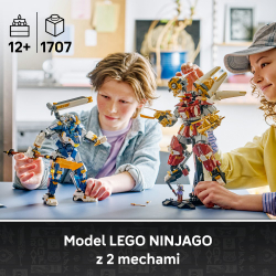 Конструктор LEGO Ninjago 71870 Двойные титановые мехи — фото 3