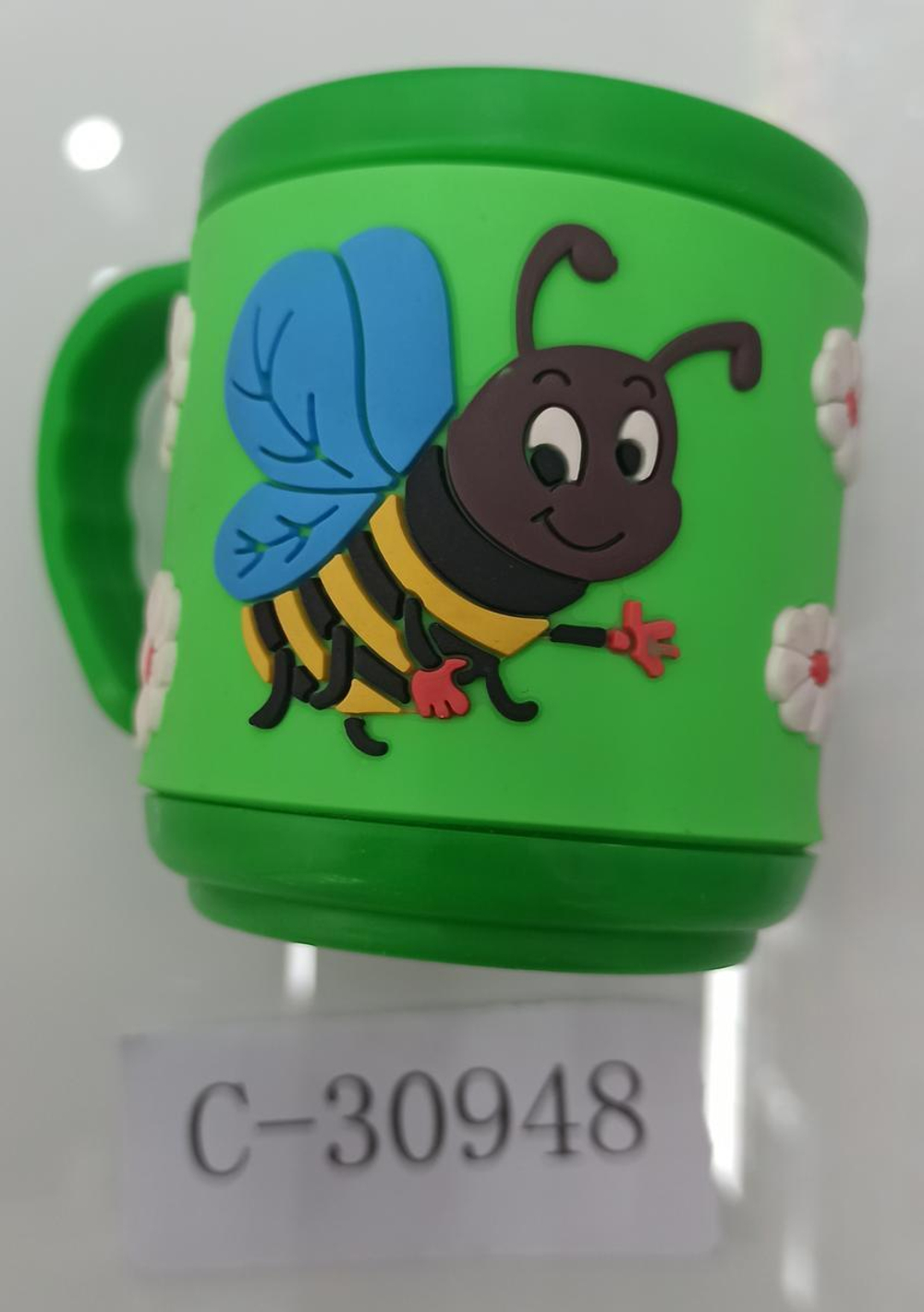 Кружка детская 8,5 см 10х8 см материал PVC, 6 видов микс, с-30948