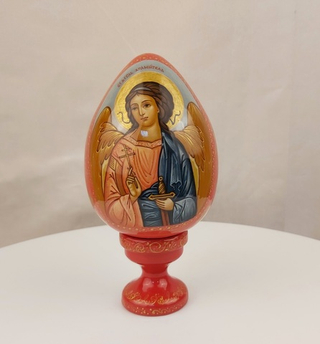Яйцо сувенирное Ангел Хранитель ( роспись Палех)