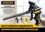 STAYER Master, металлический пистолет для монтажной пены (06863_z02)
