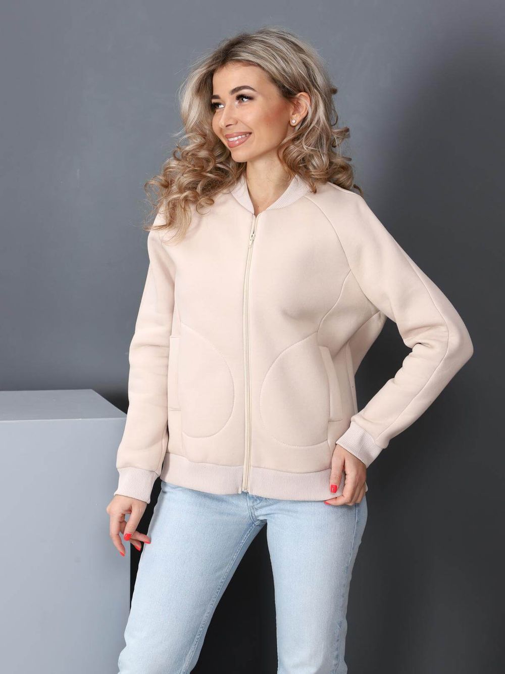 Тамила - толстовка бежевый Iv-capriz (Акция)