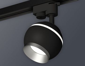 Комплект трекового светильника XT1102004 SBK/MCH черный песок/хром матовый GU5.3 LED 3W 4200K (A2521, C1102, N7033) Ambrella
