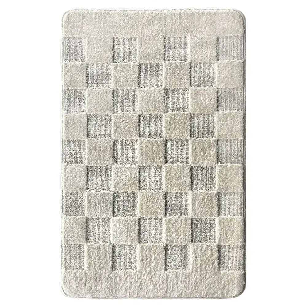 Коврик для ванной L'CADESI Marathon, 50, Блок, бежевый (однотонный), Турция