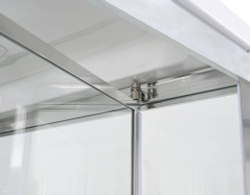 Душевая кабина AvaCan (АваКан) V2810LED с низким поддоном, с ГМ, с электрикой и LED освещением, 100х80х220