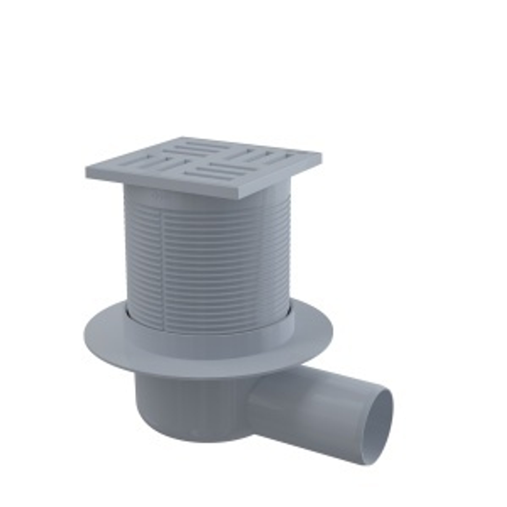 Сливной ТРАП 105 х 105/50  боков.  AlcaPlast