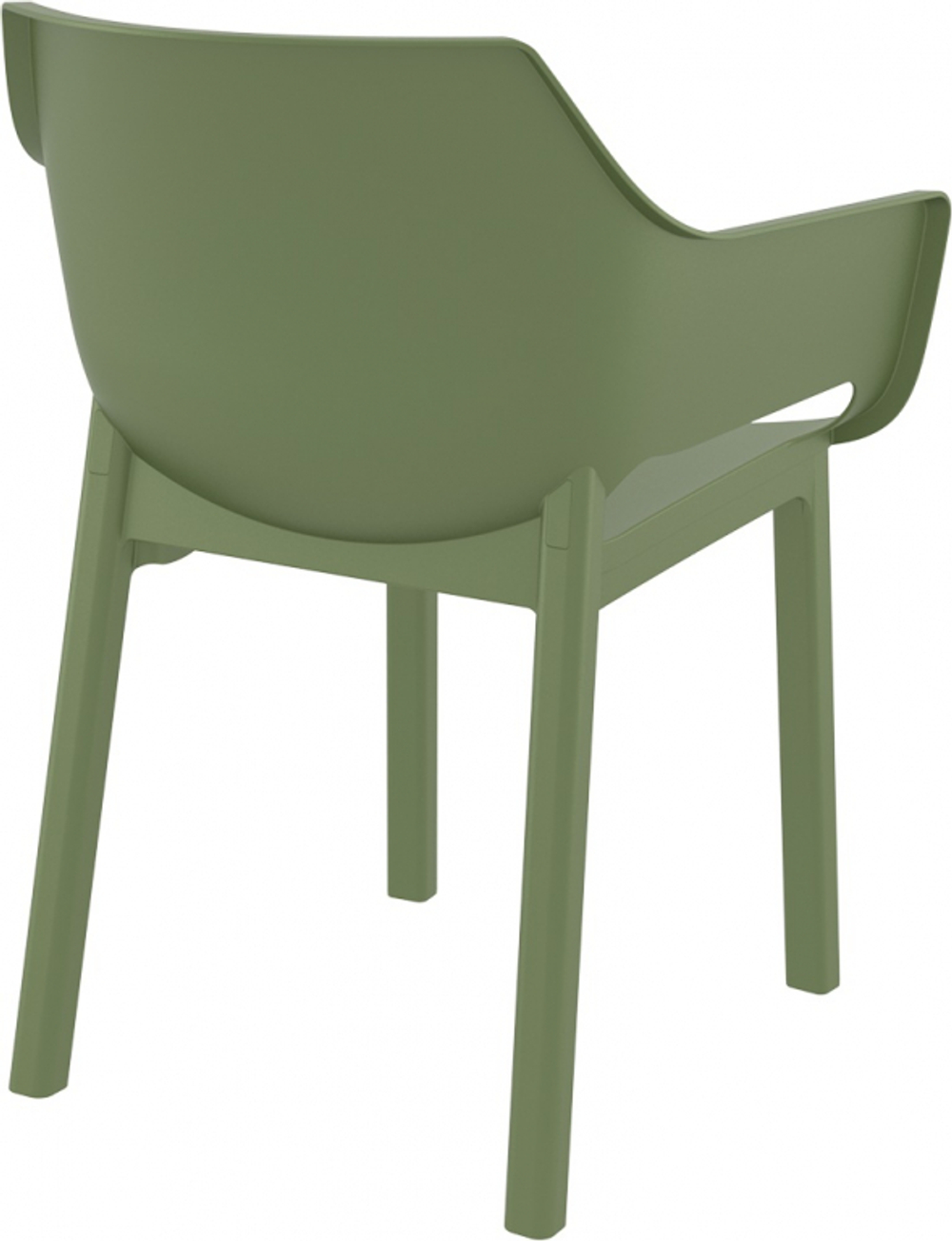 Кресло пластиковое Siesta Contract Dora, оливковый