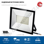 ЗУБР ПСК-100, 100 Вт, 6500К IP65 Светодиодный прожектор Профессионал, (57141-100)