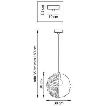 Подвесной светильник 1*E27 724312 золото Fermo Lightstar