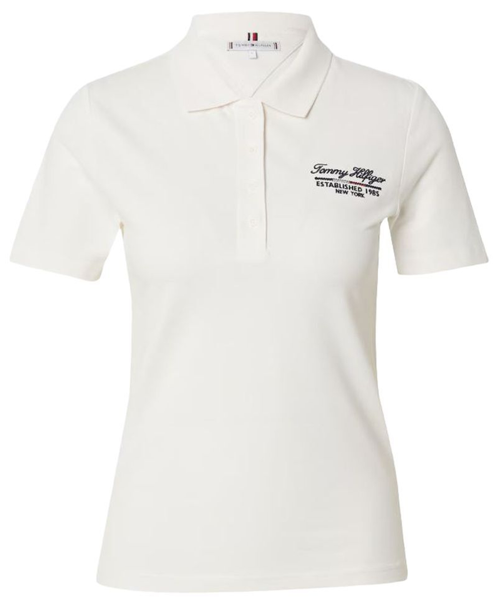 Женское поло Tommy Hilfiger Slim Script Graphic