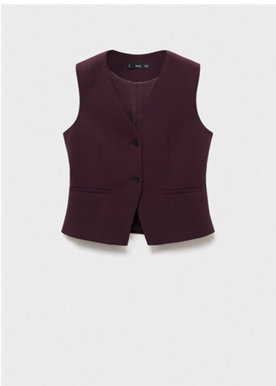 Приталенный костюмный жилет