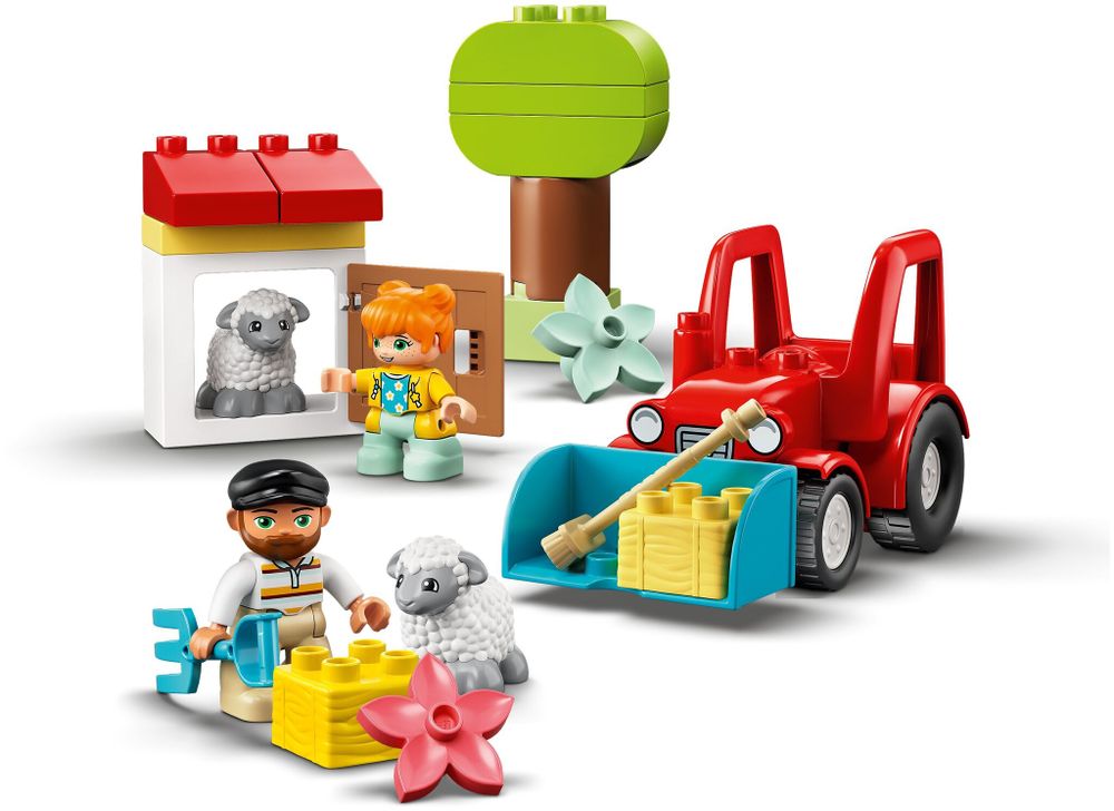 Конструктор LEGO DUPLO Town 10950 Фермерский трактор и животные