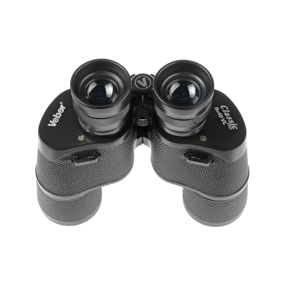 Бинокль Veber Classic PRO 8x40 VL - азотонаполненный влагозащищенный корпус с кожаным покрытием