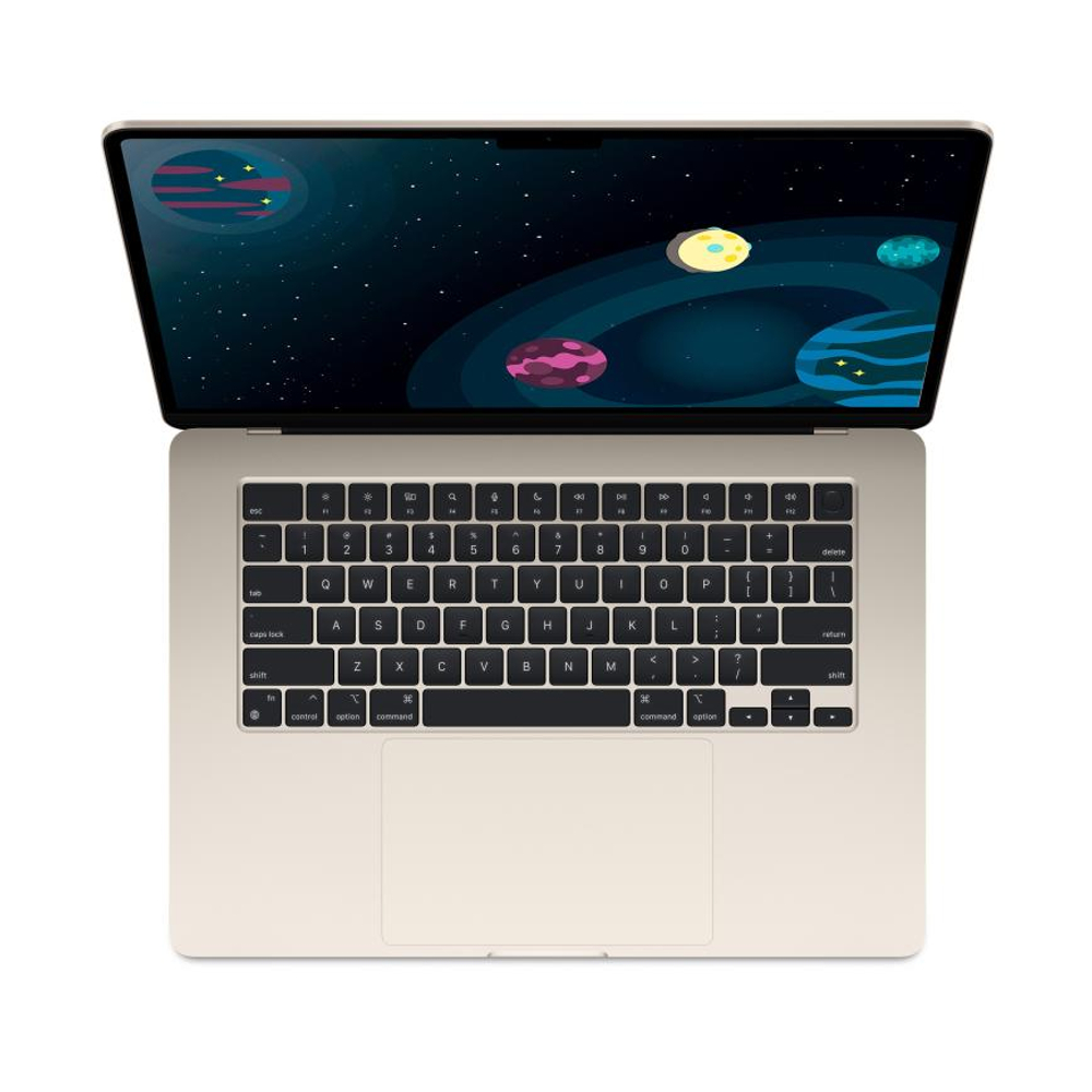 Ноутбук Apple MacBook Air 15" MC9F4 (M3 8-Core, GPU 10-Core, 16GB, 256GB) («Сияющая звезда» | Starlight)