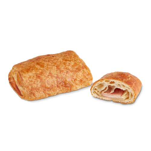 Слойка с ветчиной и сыром, 90гр, 50 шт/кор