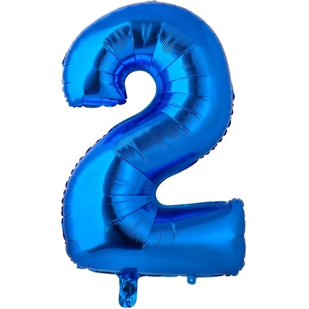 К ЦИФРА 2  26" Синий 60 см.