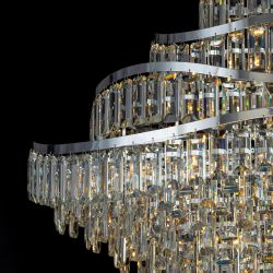 Citilux NAIAD CL315191 Люстра хрустальная подвесная Хром