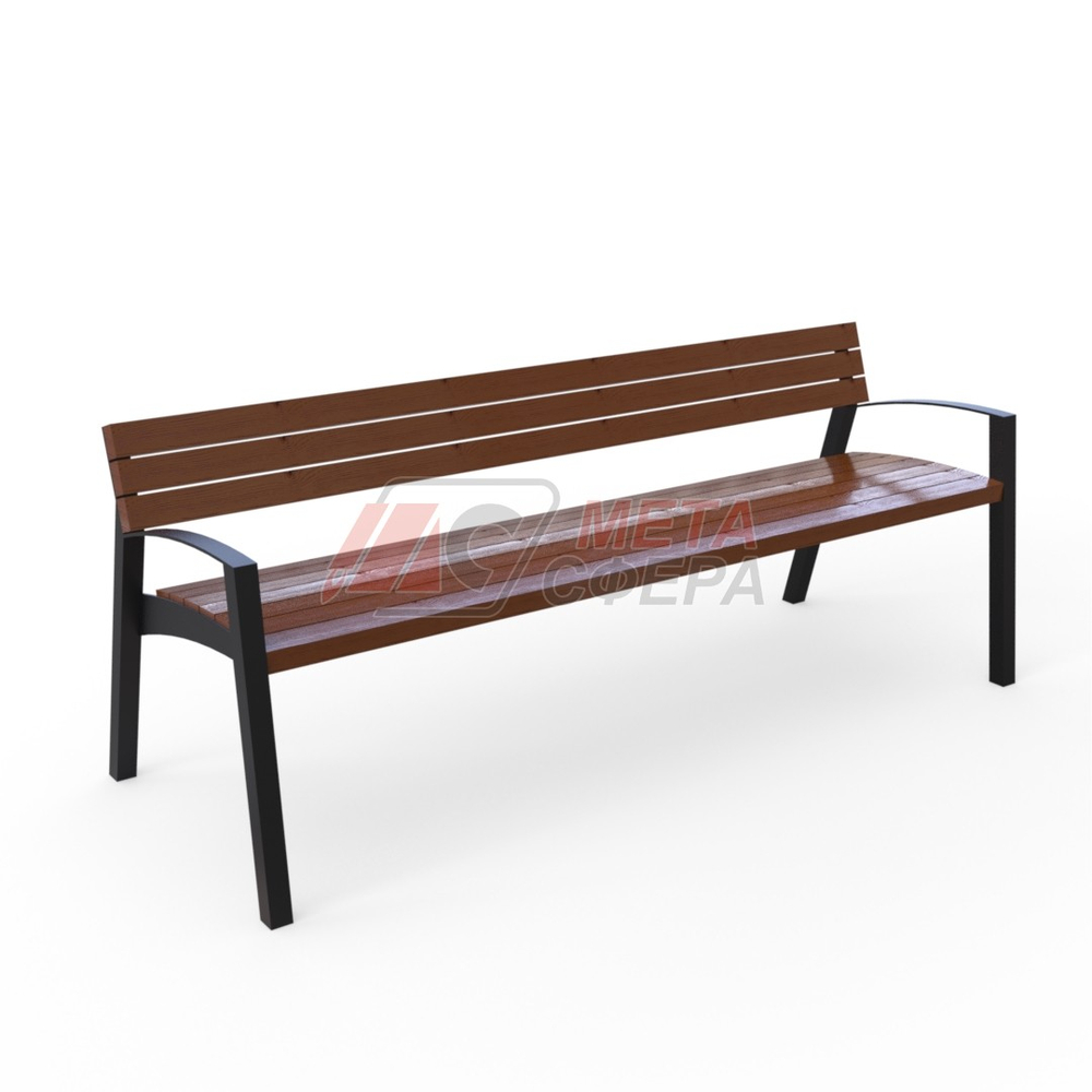 Скамейка VERA SOLO с подлокотниками