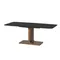 Обеденный стол Bohum 200х100 см, черная керамика
