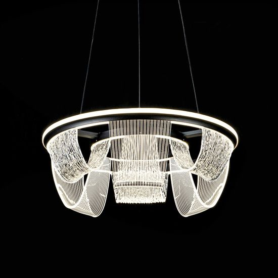 Подвесной cветильник LED4U L7706-460 BK