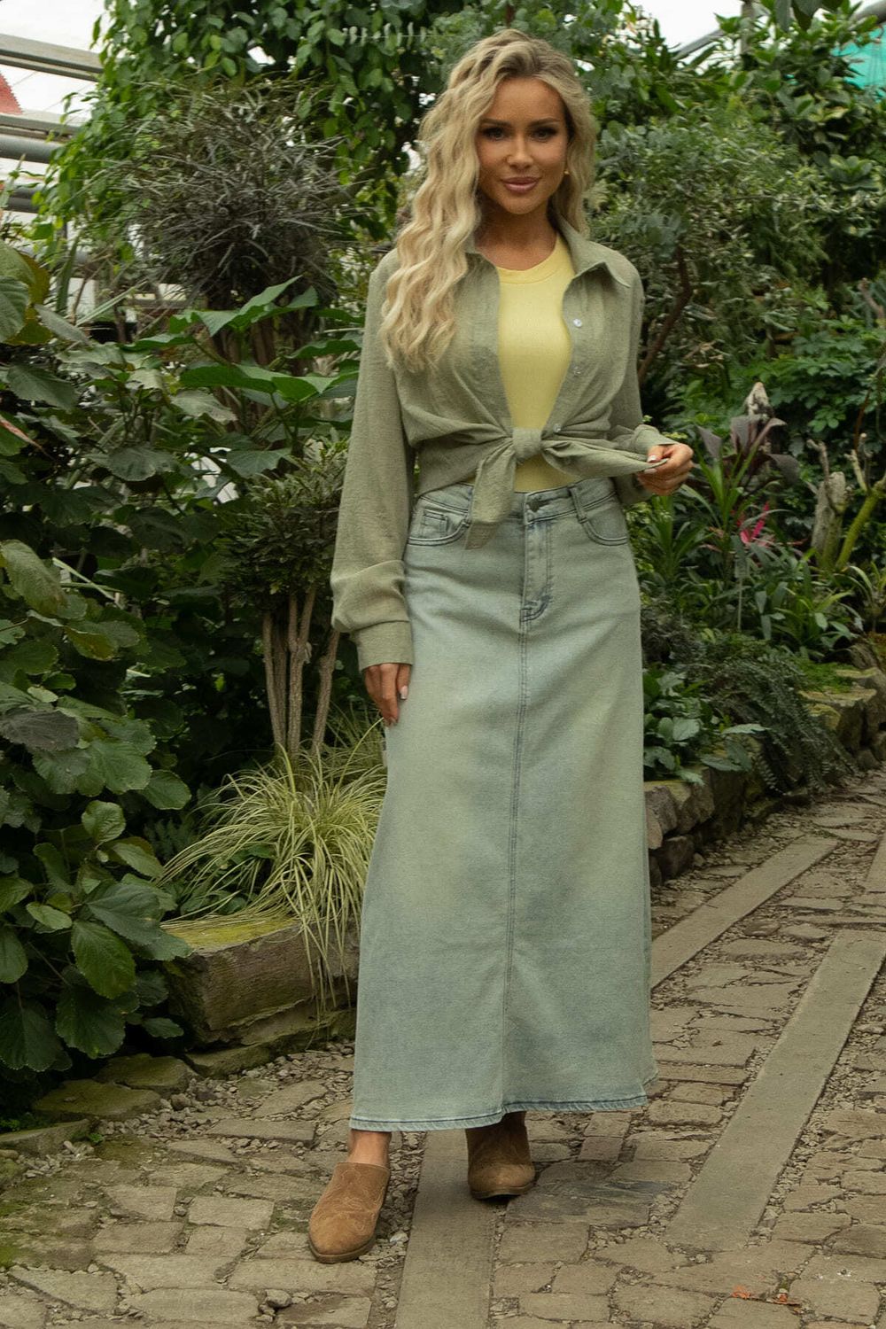 Юбка Ванда (сине-желтая) Ю13449-12М LT Collection