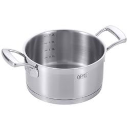 Кастрюля из нержавеющей стали Gipfel Prestige 1233 18 см/2 л